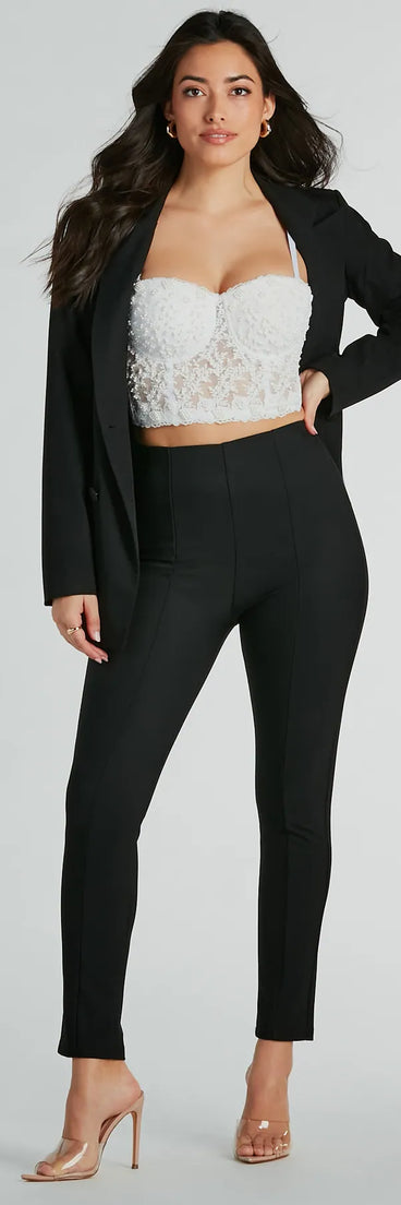 Elevated Style High Waist Knit Leggings