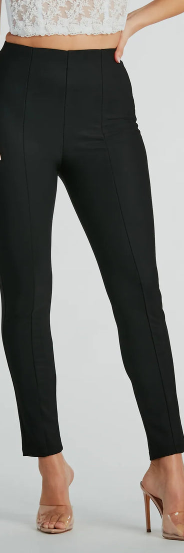 Elevated Style High Waist Knit Leggings