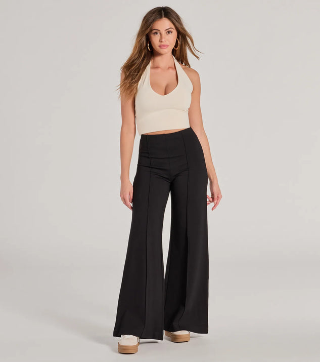 Classic And Chic Wide-Leg Trouser Pants | Windsor