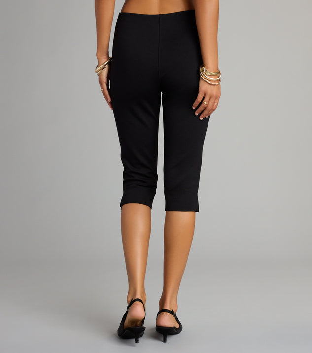 Forever On Trend High Rise Ponte Capri Pants | Windsor