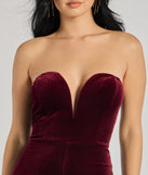Create bold, fashion-forward looks for spring or summer with the The Glam Factor Sleeveless Velvet Jumpsuit in wine, a must-have piece from Windsor’s collection of stylish bottoms for women.