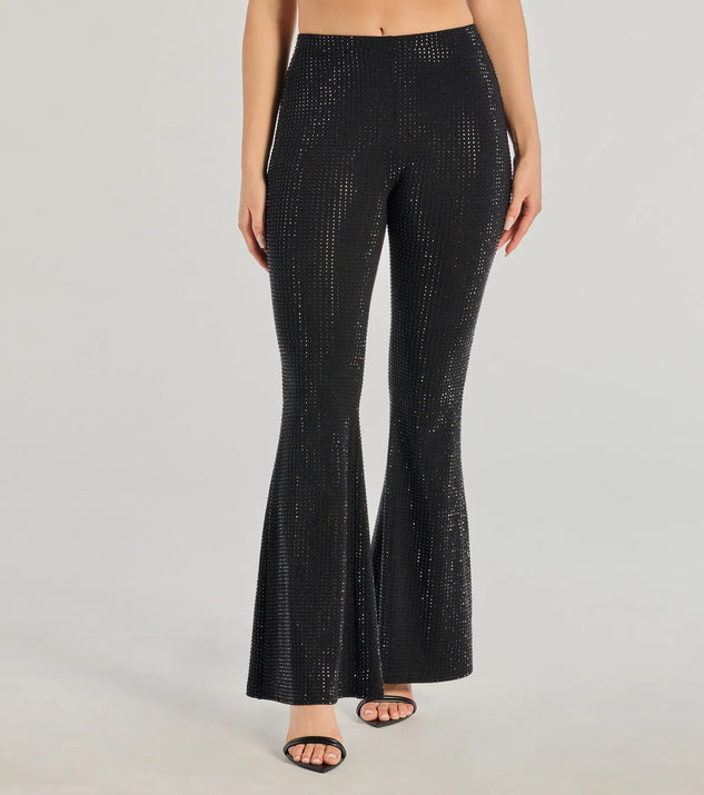サブレ glittery tweed flare easy trousers サブレ glittery tweed flare easy trousers サブレ glittery
