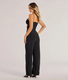 Create bold, fashion-forward looks for summer with the Double Take Wide-Leg Cutout Jumpsuit in black, a must-have piece from Windsor’s collection of stylish bottoms for women.