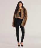 The Looking Sleek Faux Leather Leggings is a trendy women's bottom in black, designed with modern details and alluring textures to complete chic outfits for 2025.