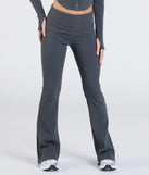 Create bold, fashion-forward looks for spring or summer with the At Your Leisure Mid-Rise Flare Pants in gray, a must-have piece from Windsor’s collection of stylish bottoms for women.