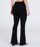 Create bold, fashion-forward looks for summer with the At Your Leisure Mid-Rise Flare Pants in black, a must-have piece from Windsor’s collection of stylish bottoms for women.