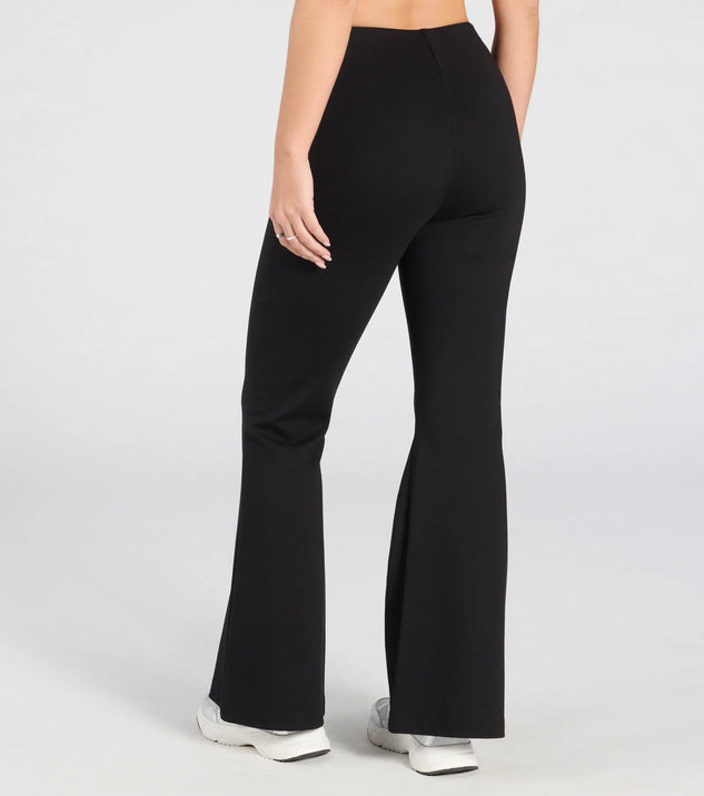 On The Go Ponte Knit Flare Pants | Windsor