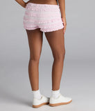 Summer Spice Low-Rise Ruffle Hot Shorts