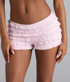Summer Spice Low-Rise Ruffle Hot Shorts