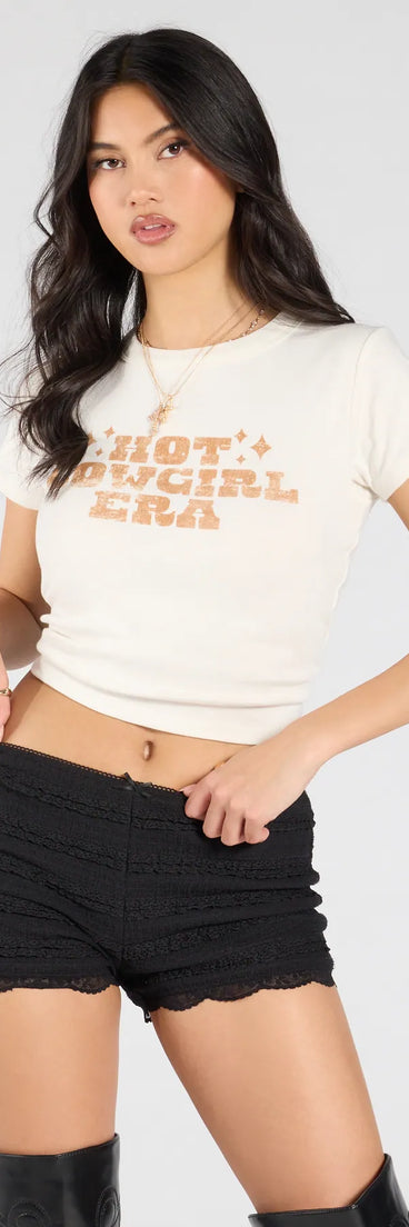 Style up your rotation with the Cuter Than Ever Lace Ruffle Shorts, trendy black shorts made to anchor every outfit with attitude and ease.