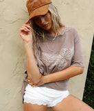 Create bold, fashion-forward looks for summer with the Cuter Than Ever Lace Ruffle Shorts in ivory, a must-have piece from Windsor’s collection of stylish bottoms for women.