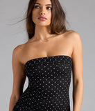 Classic Cutie Polka Dot Ruffled Knit Romper