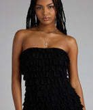For The Frill Of It Lace-Up Ruffled Romper