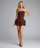 Ruffle Up And Go Tube Romper
