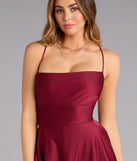 Twist And Twirl Lace-Up Romper