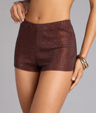 Dazzle Hour Rhinestone Hot Shorts