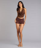 Dazzle Hour Rhinestone Hot Shorts