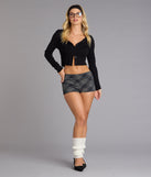 Checkmate Vibes Plaid Hot Shorts