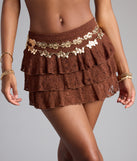 Get inspired with the Charming Allure Drop Waist Tiered Lace Skort, a feed-worthy piece that’s part of Windsor's updated and curated women’s clothing edit packed with must-have fall outfit ideas.