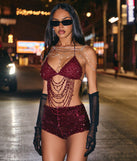 All That Glitters Sequin Hot Shorts