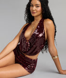All That Glitters Sequin Hot Shorts