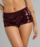 All That Glitters Sequin Hot Shorts