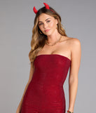 Glamorously Wicked Rhinestone Romper