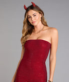 Glamorously Wicked Rhinestone Romper