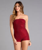Glamorously Wicked Rhinestone Romper