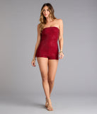 Glamorously Wicked Rhinestone Romper
