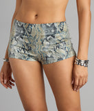 Venomous Vibes Snakeskin Shorts