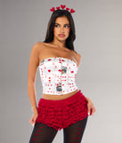 Chic Fairytale Tiered Lace Hot Shorts