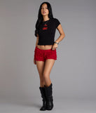 Chic Fairytale Tiered Lace Hot Shorts