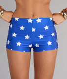 Lady Justice Star Print Shorts