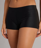 Sleek And Stunning Mid-Rise Hot Shorts
