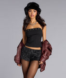Cheeky Flirt Ruffle Shorts