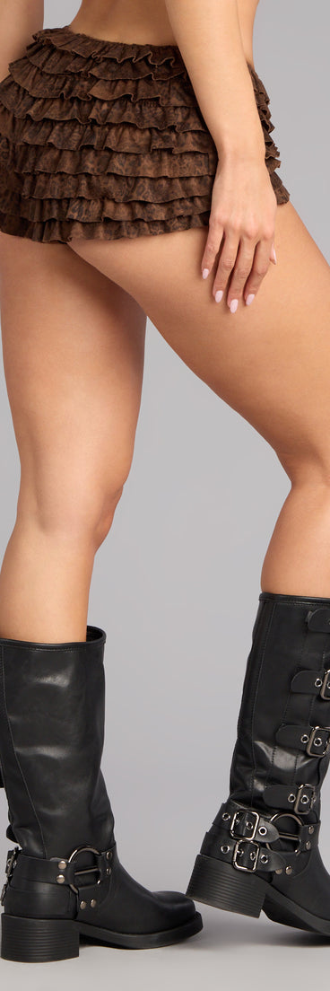 Untamed Layers Ruffle Shorts