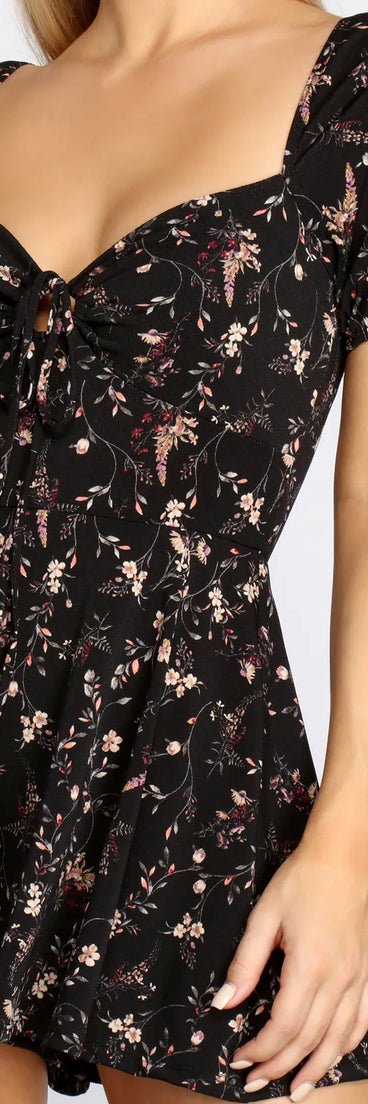 Spring Has Sprung Floral Romper