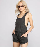 Basic To Basics Ribbed Knit Romper