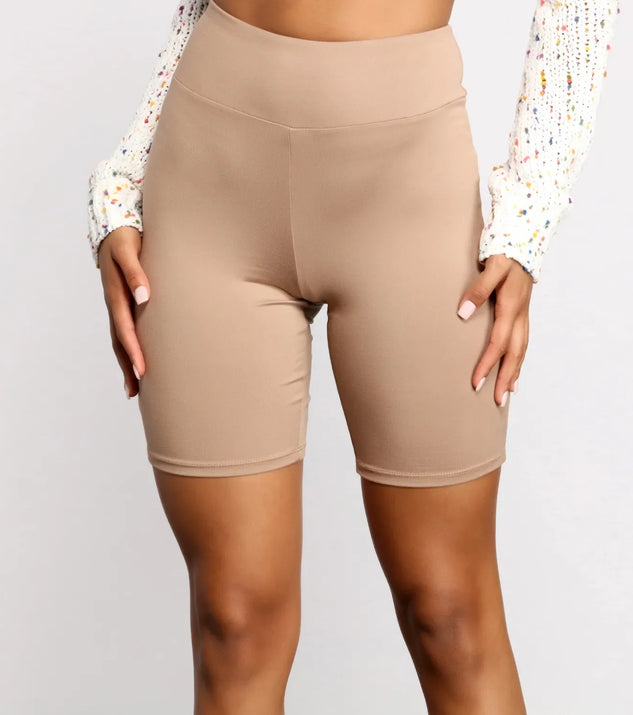 Taking Knit Easy Biker Shorts