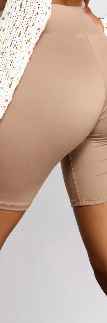 Taking Knit Easy Biker Shorts