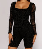 Fiercely On-Trend Leopard Print Burnout Romper