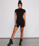 Major Trendsetter Biker Romper