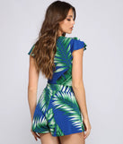 Dreaming of Vacay Tie-Front Romper