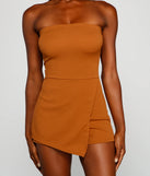 City Chic Sleeveless Wrap Romper