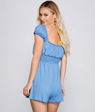 Flirty Style Smocked Romper