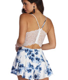 In The Garden Floral Romper