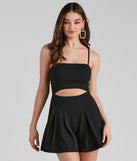 Standing Ovation Crepe Pleat Romper