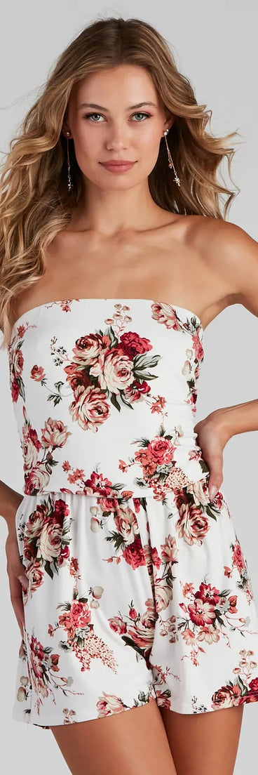 Blossom Beauty Floral Romper