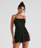 Too Cute Mesh Knit Romper